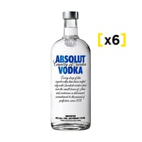 Vodka Absolut Blue Botella 750cc X6