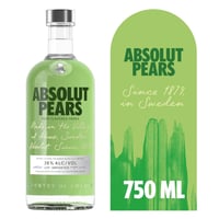 Vodka Absolut pears 750 cc