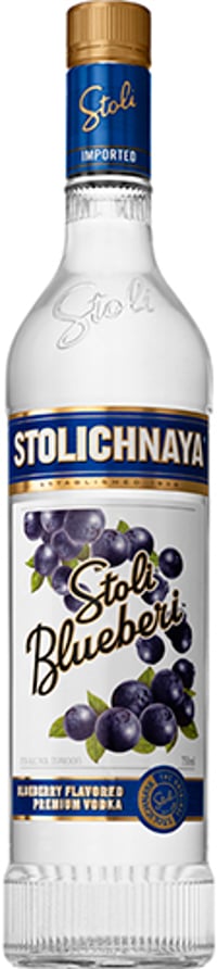 Vodka Stolichnaya Bluebery 750 Cc