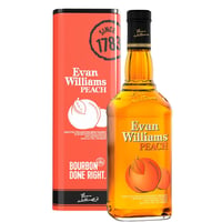 Whiskey Evan Williams Peach Tin Box 750cc