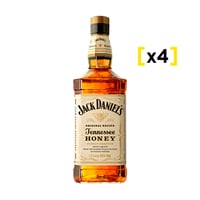 Whiskey Jack Daniels Honey Botella 1lt X4
