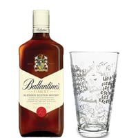 Whisky Ballantines Finest 750cc + Vaso Ballantines