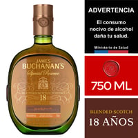 Whisky Buchanan's 18 Años 750 Ml.