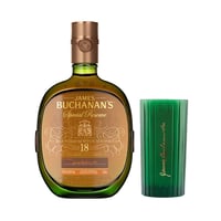 Whisky Buchanan's Especial 18 años 750cc + Vaso Buchanan's de Vidrio