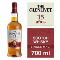 Whisky Glenlivet 15 Años 40° 700 cc