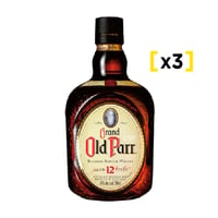 Whisky Old Parr 12 Años Botella 750cc X3