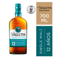Whisky The Singleton Single Malt Scotch 12 Años 700 cc