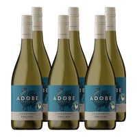 x6 Vino Adobe Reserva Chardonnay 750cc ($3.790 c/u)