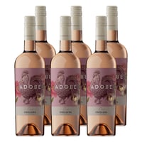 x6 Vino Adobe Reserva Orgánico Rosé 750cc ($3.790 c/u)