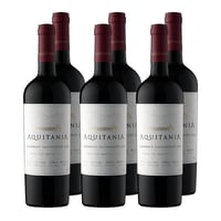 x6 Vino Aquitania Cabernet Sauvignon 750cc ($11.390 c/u)