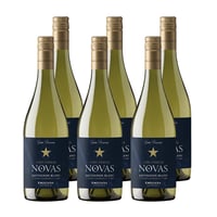 x6 Vino Novas Gran Reserva Organico Sauvignon Blanc 750cc