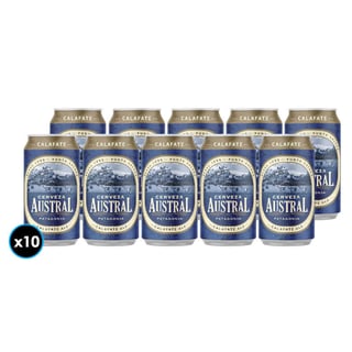 10x Cerveza Austral Calafate en Lata 350cc