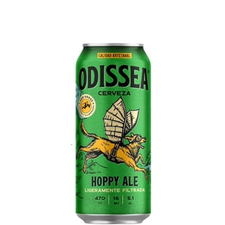 12 Cerveza Odissea Hoppy Ale 470cc