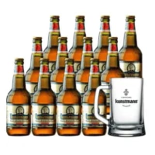 12 Cervezas Kunstmann Anwandter 500cc + Vaso Schop
