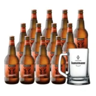 12 Cervezas Kunstmann Torobayo 500cc + Vaso Schop