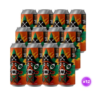 12x Cerveza Antinormal - Hazy Ipa Cherimola - Lata 473cc