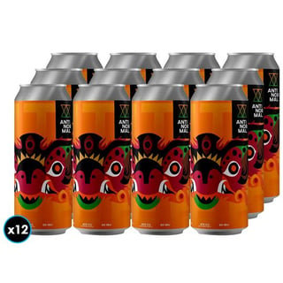 12x Cerveza Antinormal Pale Ale Rica Rica Lata 473 cc 5.0°