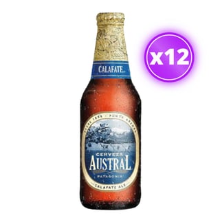 12x Cerveza Austral Calafate - Botella 330cc