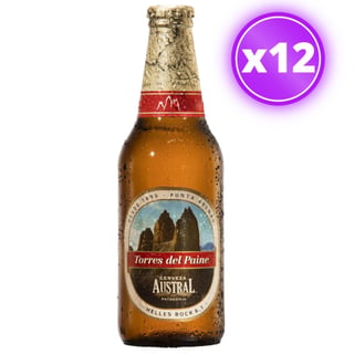 12x Cerveza Austral Torres Del Paine - Botella 330cc