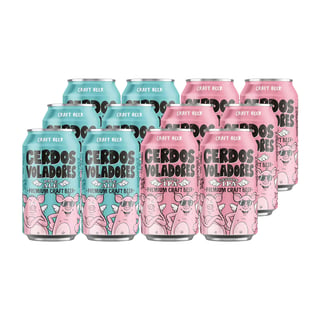 12x Cerveza Cerdos Voladores Pack Catador 330cc