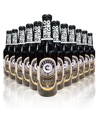 12x Cerveza Cuello Negro Stout 330cc