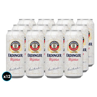 12x Cerveza Erdinger Weißbier Lata 500cc
