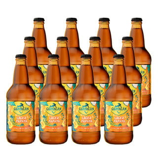 12x Cerveza Guayacan Lager Papaya - Botella 500cc