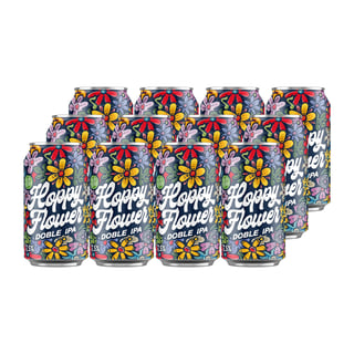 12x Cerveza Hoppy Flower Doble IPA 7,5° 330cc
