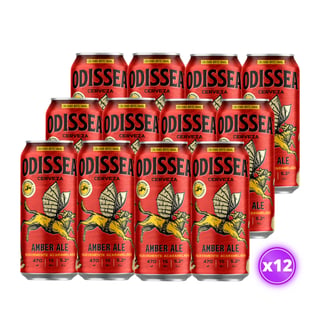 12x Cerveza Kross Odissea Amber Ale 5,2˚ - 470cc
