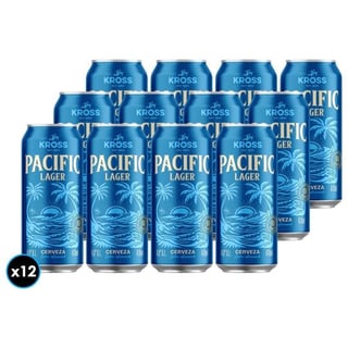 12x Cerveza Kross Pacific Lager 470cc