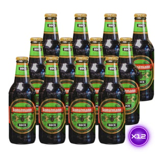 12x Cerveza Kunstmann Bock - Botella 330cc