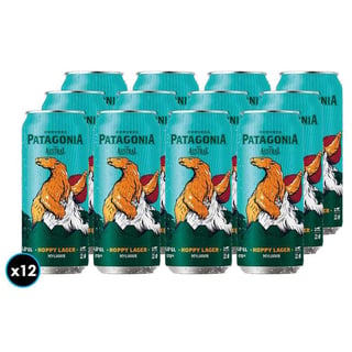12x Cervezas Austral Hoppy Lager 470cc 4,8º alc.