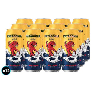 "12x Cervezas Austral Patagonia Red Lager 470cc 5