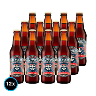 12x Cervezas Del Puerto Amber Ale en Botella 330cc