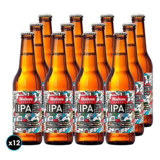 12x Cervezas Mahou Session IPA Botella 330cc