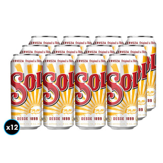 12x Cervezas Sol Lata 470cc