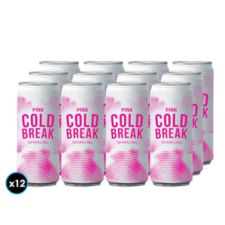 12x Espumante Cold Break Pink Lata 250cc