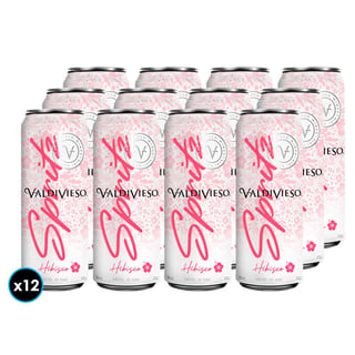 12x Espumante Valdivieso Hibisco en Lata 305cc