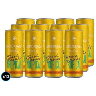 12x Undurraga Ready to Drink Tropical 250cc 13°alc.