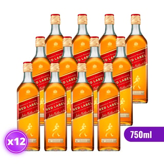 12x Whisky Johnnie Walker Red Label 40˚ - 750ml