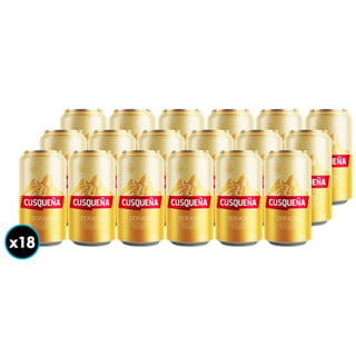 18x Cerveza Cusqueña en Lata 354cc