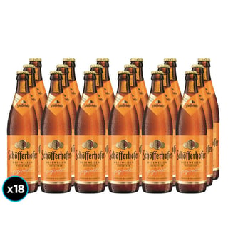 18x Cervezas Schofferhofer Botella Hefe 500cc