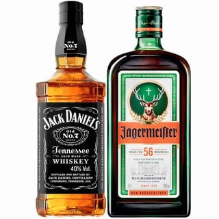 1 Whiskey Jack Daniel´s 750ml + 1 Jagermeister 35°