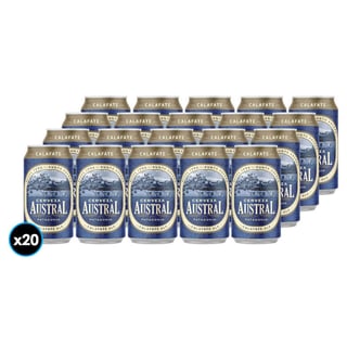20x Cerveza Austral Calafate en Lata 350cc