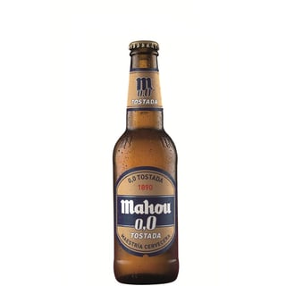24 Cerveza Mahou Tostada Sin Alcohol Bot 330cc