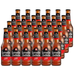24 Cervezas Estrella Galicia Lager 330cc