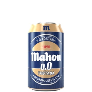 24 Cervezas Mahou Tostada Sin Alcohol 330cc
