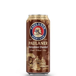 24 Cervezas Paulaner Weissbier Dunkel 500cc