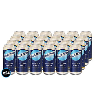 24x Cerveza Blue Moon Belgian White Lata 473cc
