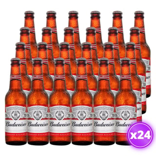 24x Cerveza Budweiser Botellín 330cc